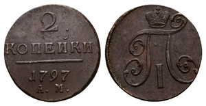 Russland 1797 RUSSLAND
Paul I. 1796-1801
2 ... 