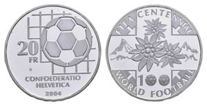 Schweiz Switzerland 100 Jahre FIFA. 20 ... 