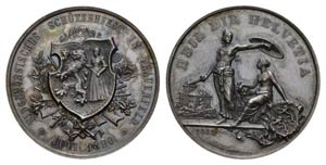 Schweiz Switzerland , Thurgau. AR Medaille ... 