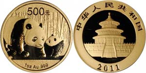 China 2011 - China 2011 100 Yuan Gold 31,1g ... 