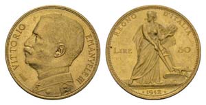 Italien 1912 - Italien / Italy AV 50 Lire ... 