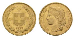 Schweiz 1888  - Schweiz / Switzerland  20 ... 