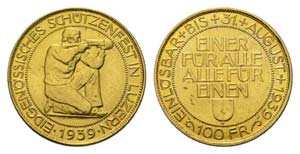 Schweiz 1939 - Schweiz / Switzerland 100 ... 