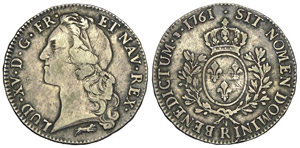 Francia Scudo 1761 R - Francia – ... 