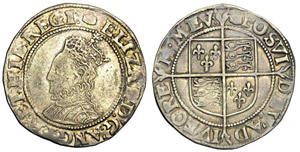 Gran Bretagna (1558-1603) Scellino ... 