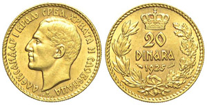 Jugoslavia 20 Dinara 1925 - ... 