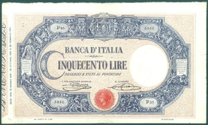 Vittorio Emanuele III 500 Lire ... 