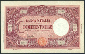 Vittorio Emanuele III 500 Lire ... 