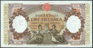 Repubblica Italiana 10.000 Lire ... 
