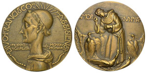 San Francesco d’Assisi, medaglia ... 