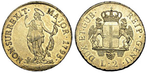 Genova 2 Lire 1795 - Genova – ... 