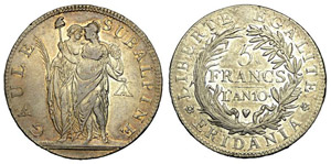 Torino (1800-1802) 5 Franchi ... 