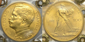 100 Lire Aratrice 1912 - 100 Lire ... 