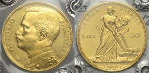 50 Lire Aratrice 1912 - 50 Lire ... 