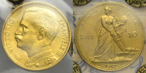 10 Lire Aratrice 1912 - 10 Lire ... 