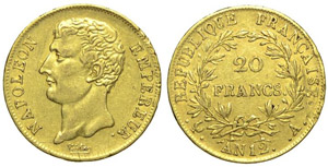 Francia 20 Franchi AN 12 - Francia ... 