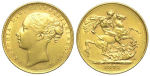 Gran Bretagna Sterlina 1872 - Gran ... 