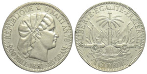 Haiti Gourde 1881 - Haiti – ... 