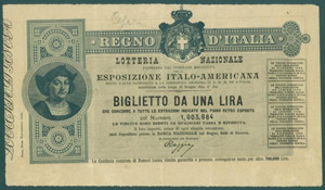 Lotteria Nazionale Biglietto da 1 ... 