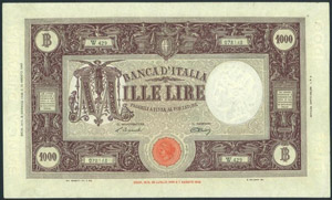 Luogotenenza 1.000 Lire 8/1/1946 - ... 