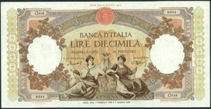 Repubblica Italiana 10.000 Lire ... 
