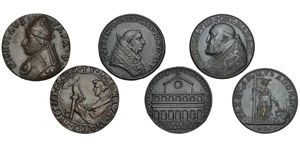 Papali e Religiose – lotto di 3 ... 