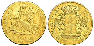 Genova 12 Lire 1794 - Genova – ... 