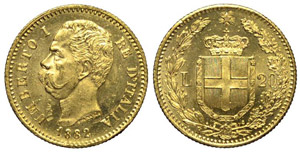 Regno d’Italia 20 Lire 1882 - ... 