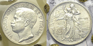 2 Lire “Cinquantenario” 1911 - ... 