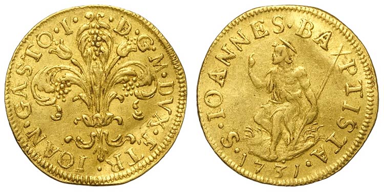 Firenze, Giovanni Gastone, Fiorino ... 