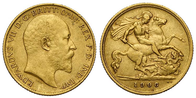 Great Britain, Edward VII, Half ... 