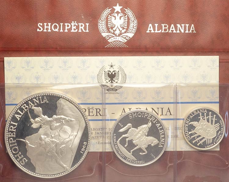 Albania, Republic, Proof Set 1968 ... 