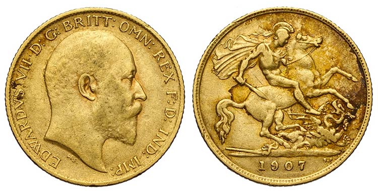 Great Britain, Edward VII, Half ... 