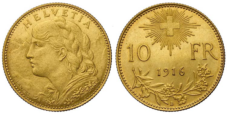 Switzerland, Confederation, 10 ... 