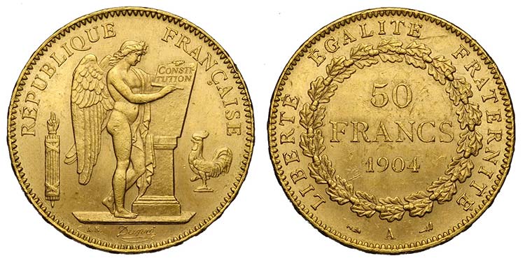 France, Republic, 50 Francs ... 