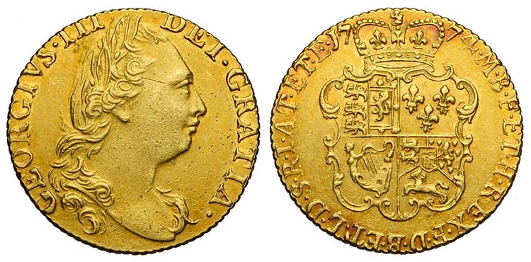Great Britain, George III, Guinea ... 