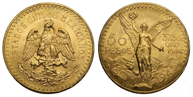 Mexico, Republic, 50 Pesos 1945, ... 