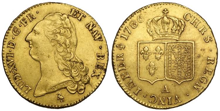 France, Louis XVI, Double Louis ... 