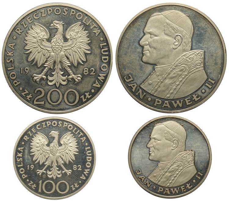 Poland, Republic, 200+100 Zlotych ... 