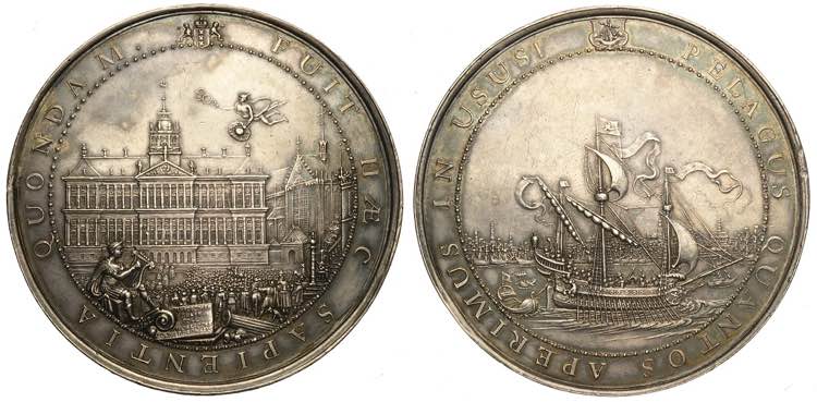 Netherlands, Amsterdam, Medal 1655 ... 