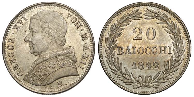 Roma, Gregorio XVI, Doppio Giulio ... 