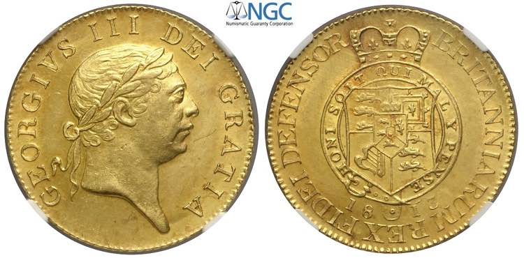 Great Britain, George III, Guinea ... 