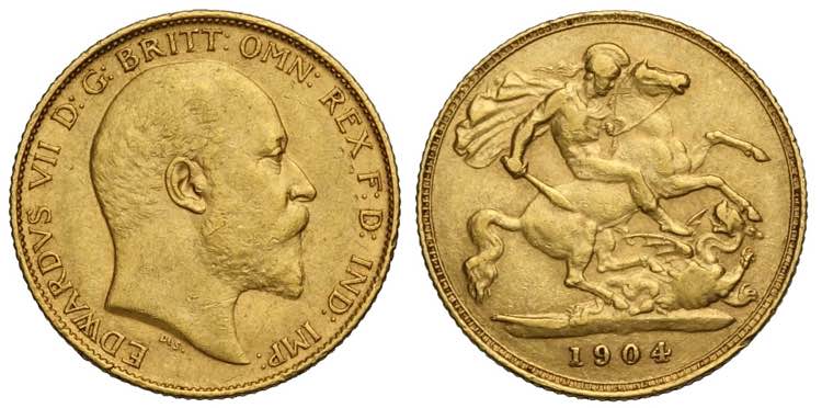 Great Britain, Edward VII, Half ... 