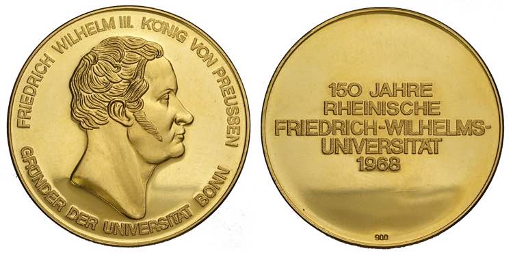 Germany, Prussia, Gold Medal 1968, ... 