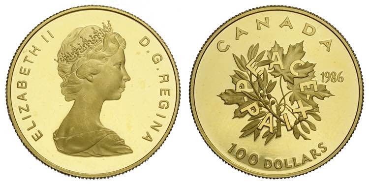 Canada, Elizabeth II, 100 Dollars ... 