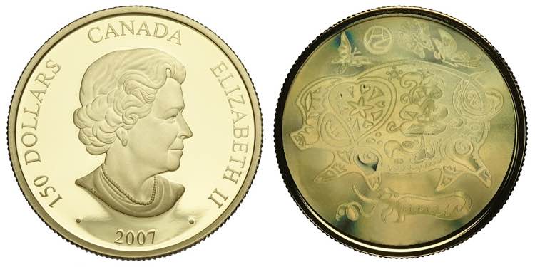 Canada, Elizabeth II, 150 Dollars ... 