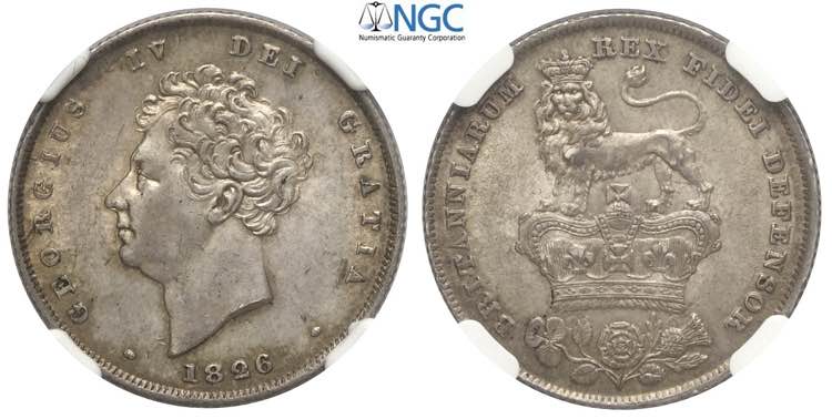 Great Britain, George IV, Shilling ... 