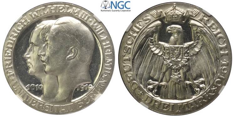 Germany Prussia, Wilhelm II, 3 ... 