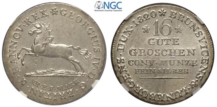 Germany Hannover, George IV, 16 ... 