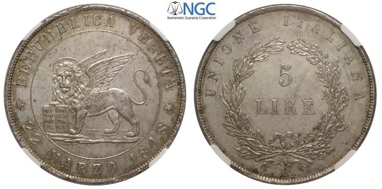 Venezia, Governo Provvisorio, 5 ... 